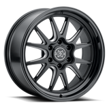 Method Raised MR802 20x9 / 6x5.5 BP / 0mm Offset / 106.25mm Bore - Double Black Milled Wheel