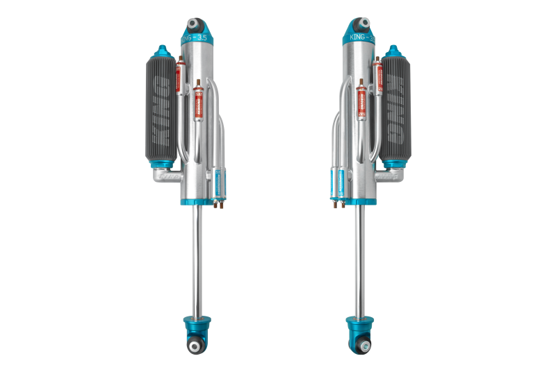 King Shocks 2021+ RAM 1500 TRX Rear 3.5 Dia Full Adjustable 4 Tube Bypass w/ Finned Res Shock (Pair)