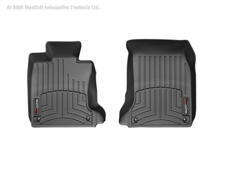 WeatherTech 04-10 BMW 528i/528xi Front FloorLiner - Black