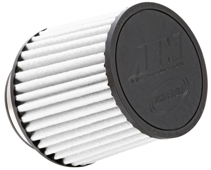 AEM Dryflow Conical Air Filter 6in Base OD x 3.5in Flange ID x 5.25in Height