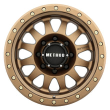 Load image into Gallery viewer, Method MR304 Double Standard 17x8.5 0mm Offset 8x170 130.81mm CB Method Bronze Wheel