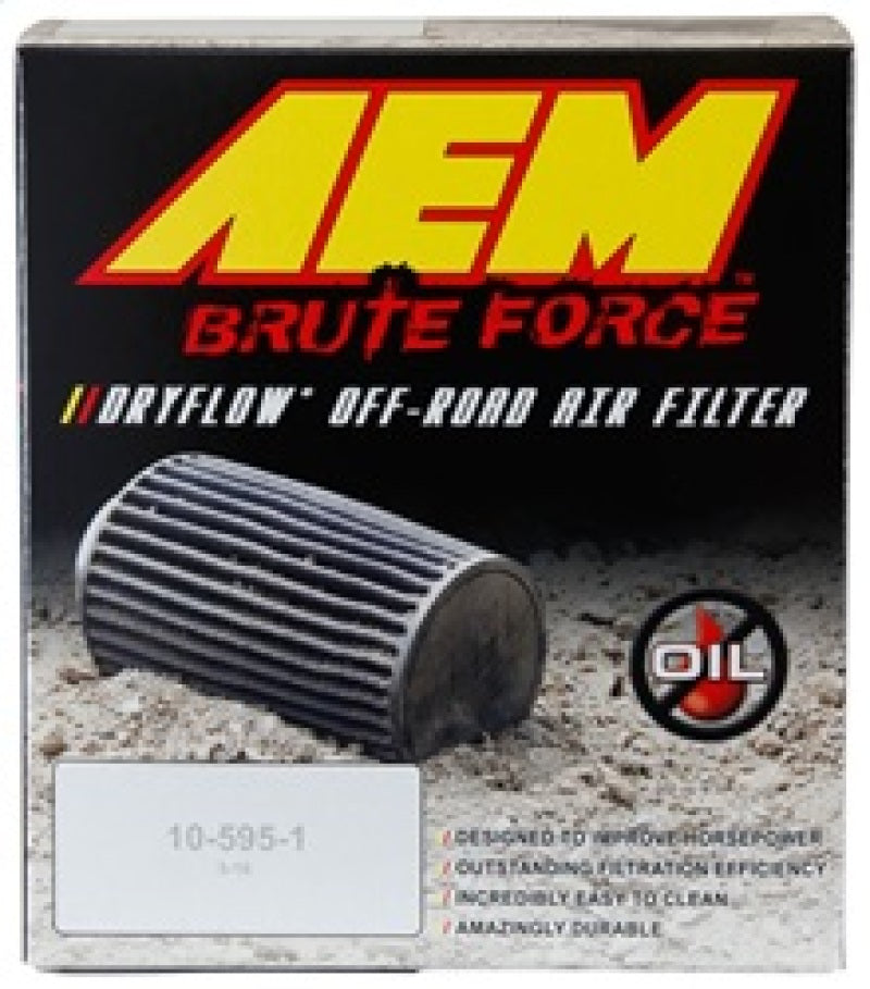 AEM Dryflow 3.25in. X 5in. Round Tapered Air Filter