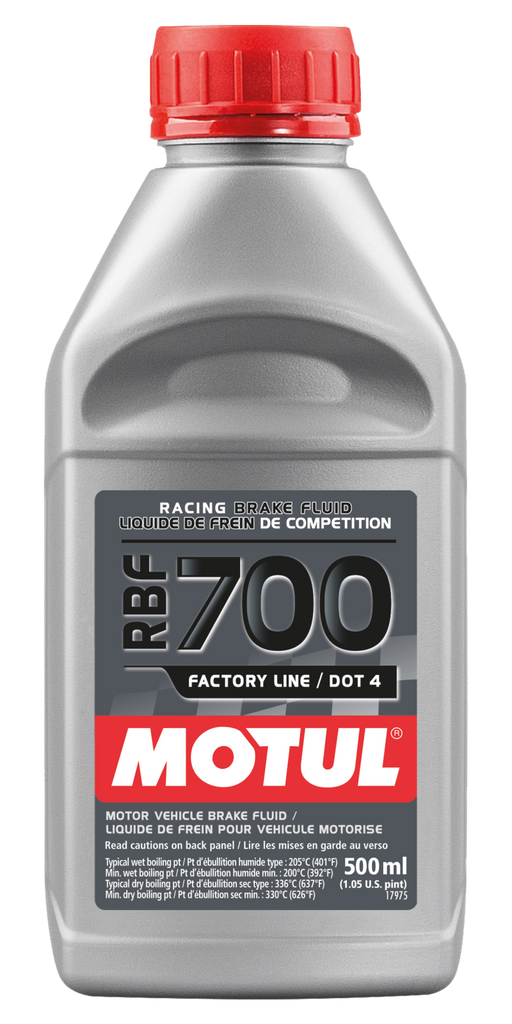 Motul 1/2L Brake Fluid RBF 700 - Racing DOT 4