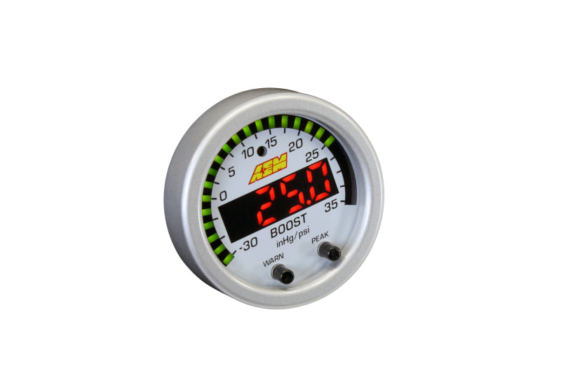 AEM X-Series Boost Pressure -30inHg 35psi Gauge