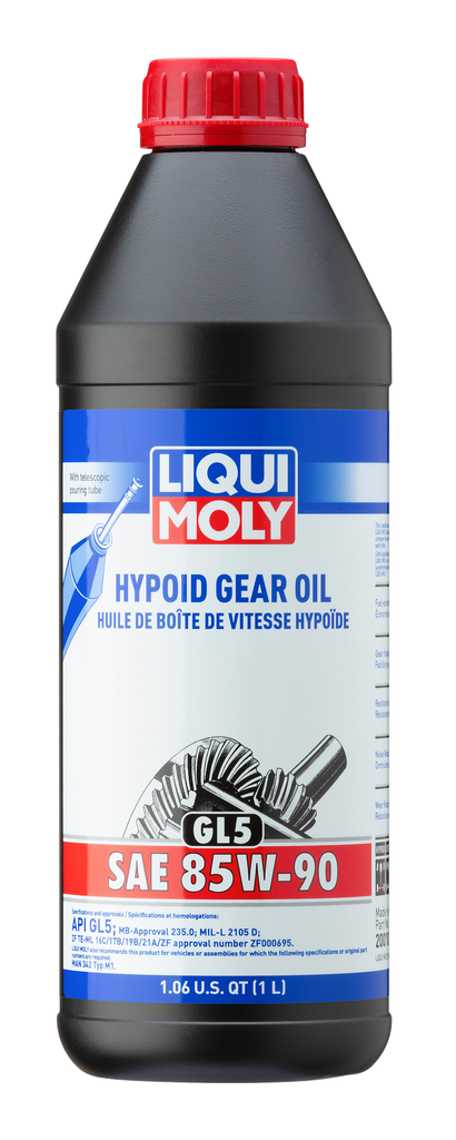 LIQUI MOLY 1L Hypoid Gear Oil (GL5) SAE 85W90